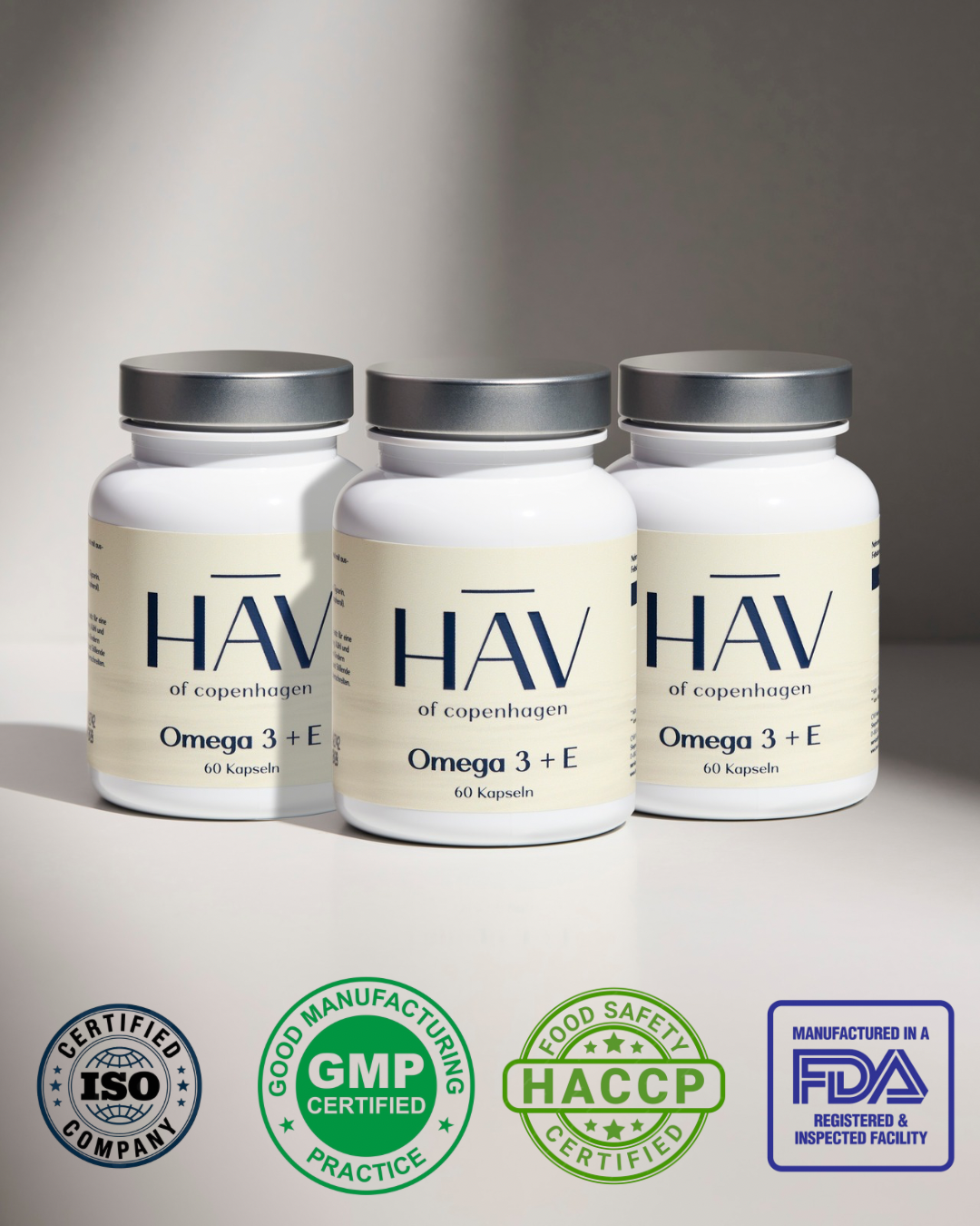 3 x Omega3 + E